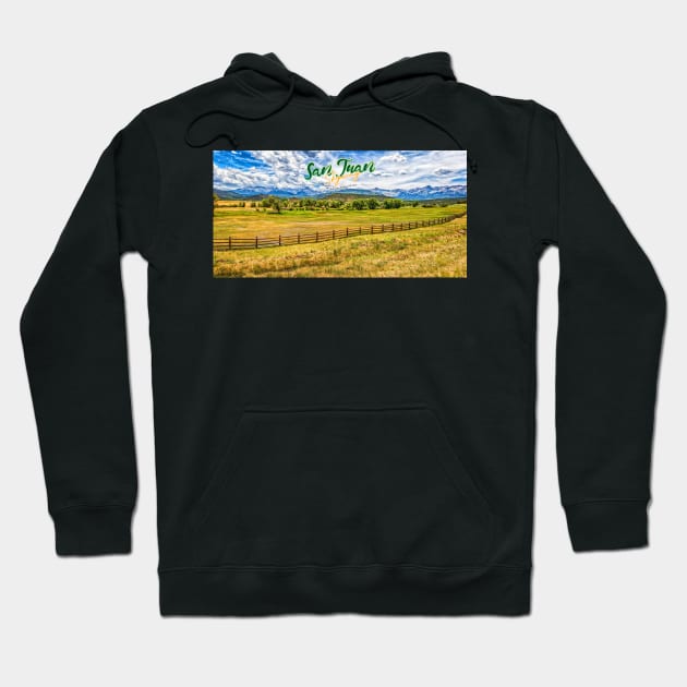 San Juan Skyway near the Dallas Divide Hoodie by Gestalt Imagery